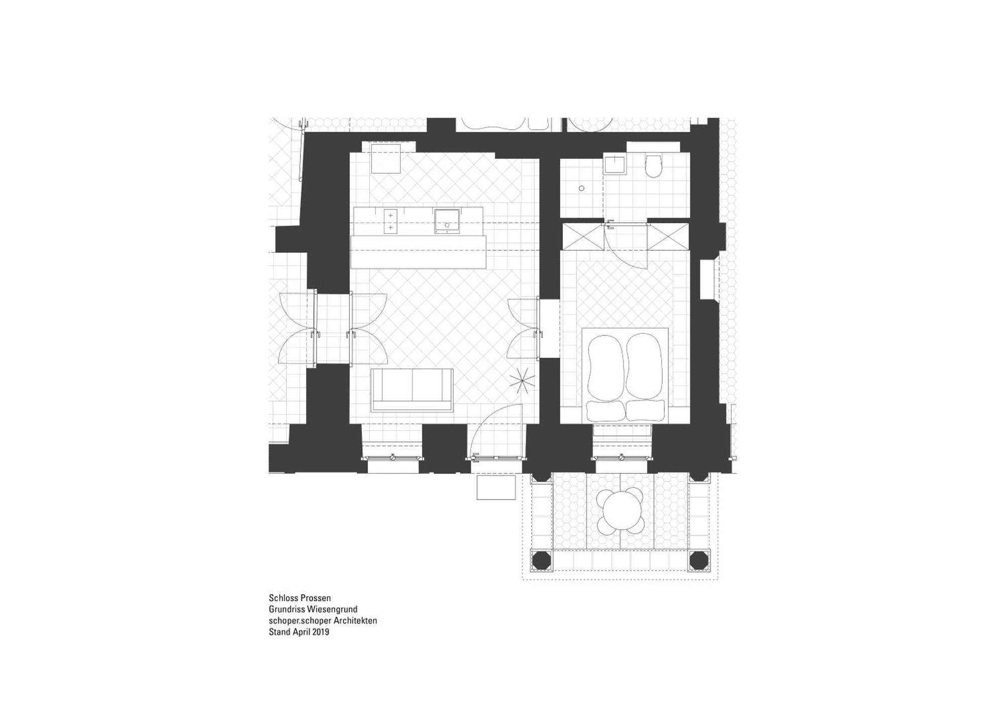 Schloss Prossen 바트샨다우 객실 사진