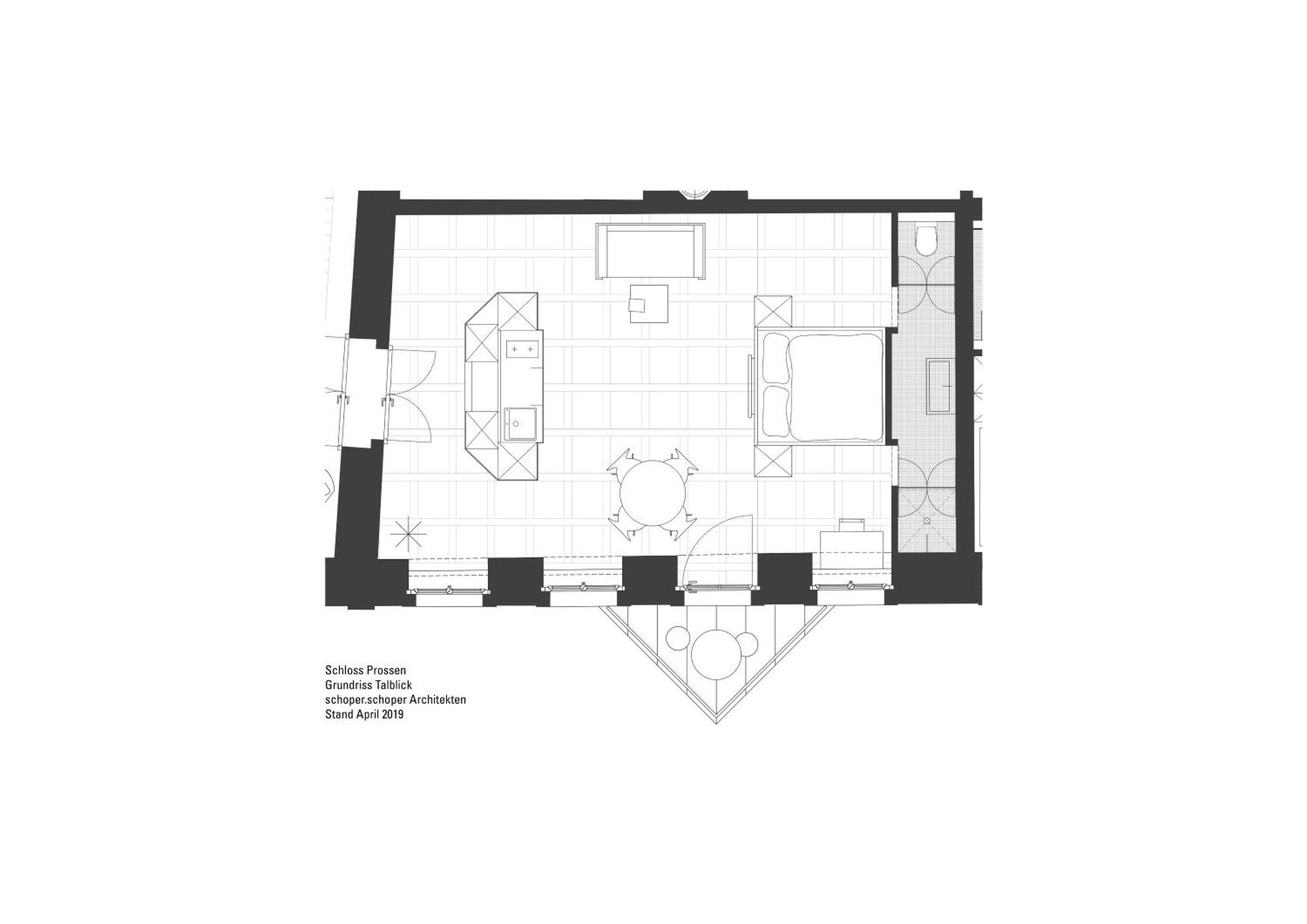 Schloss Prossen 바트샨다우 객실 사진