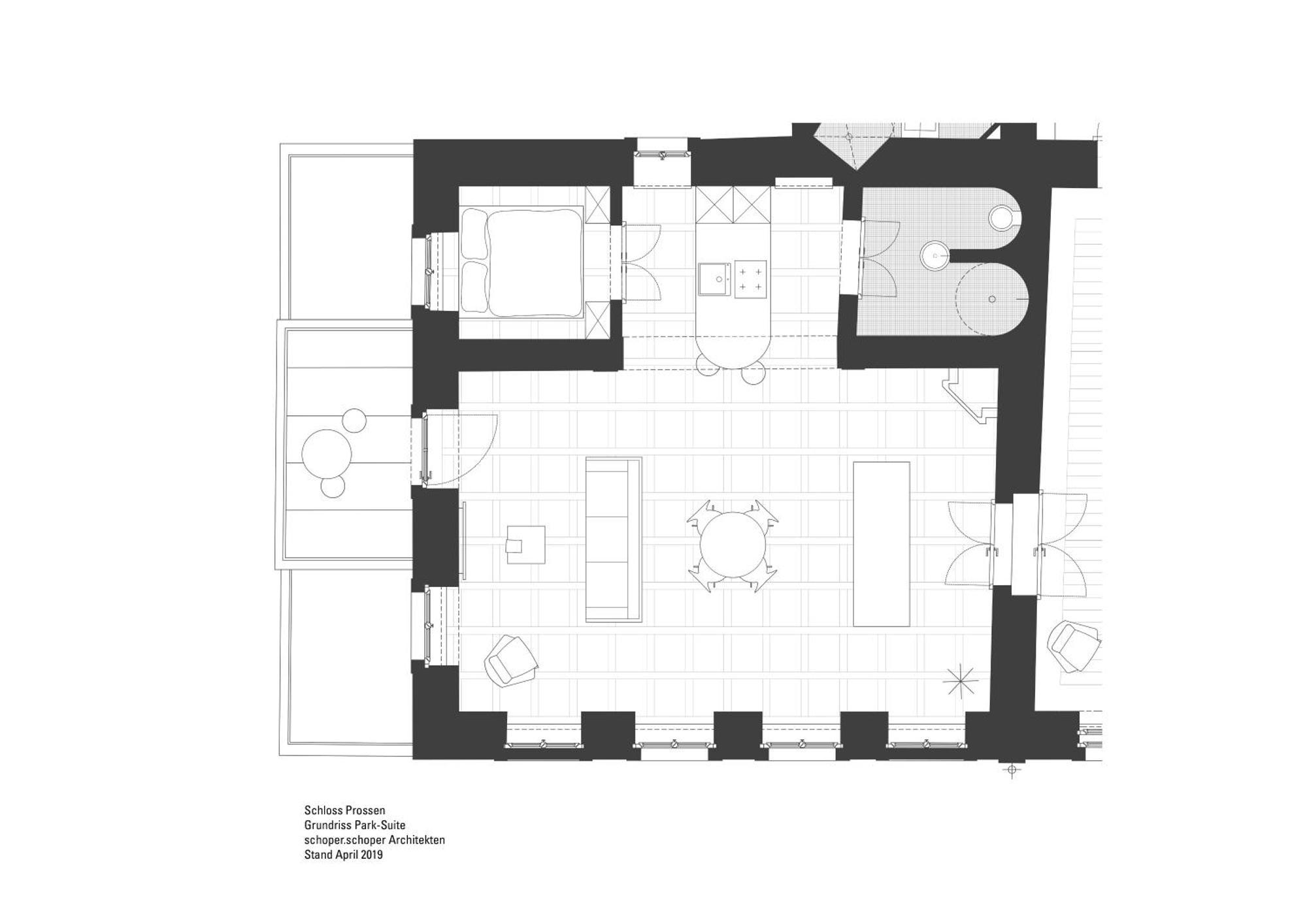 Schloss Prossen 바트샨다우 객실 사진
