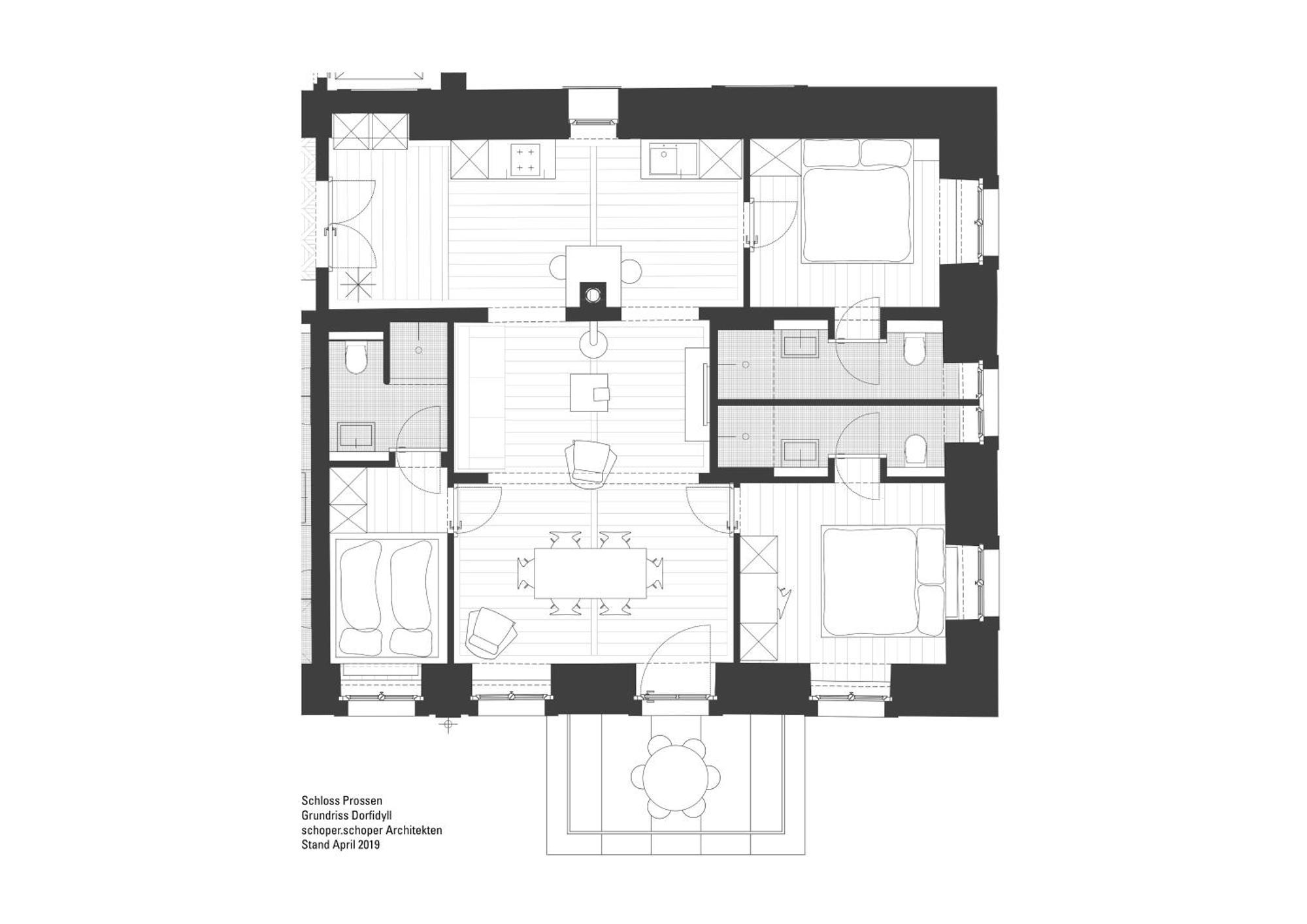 Schloss Prossen 바트샨다우 객실 사진