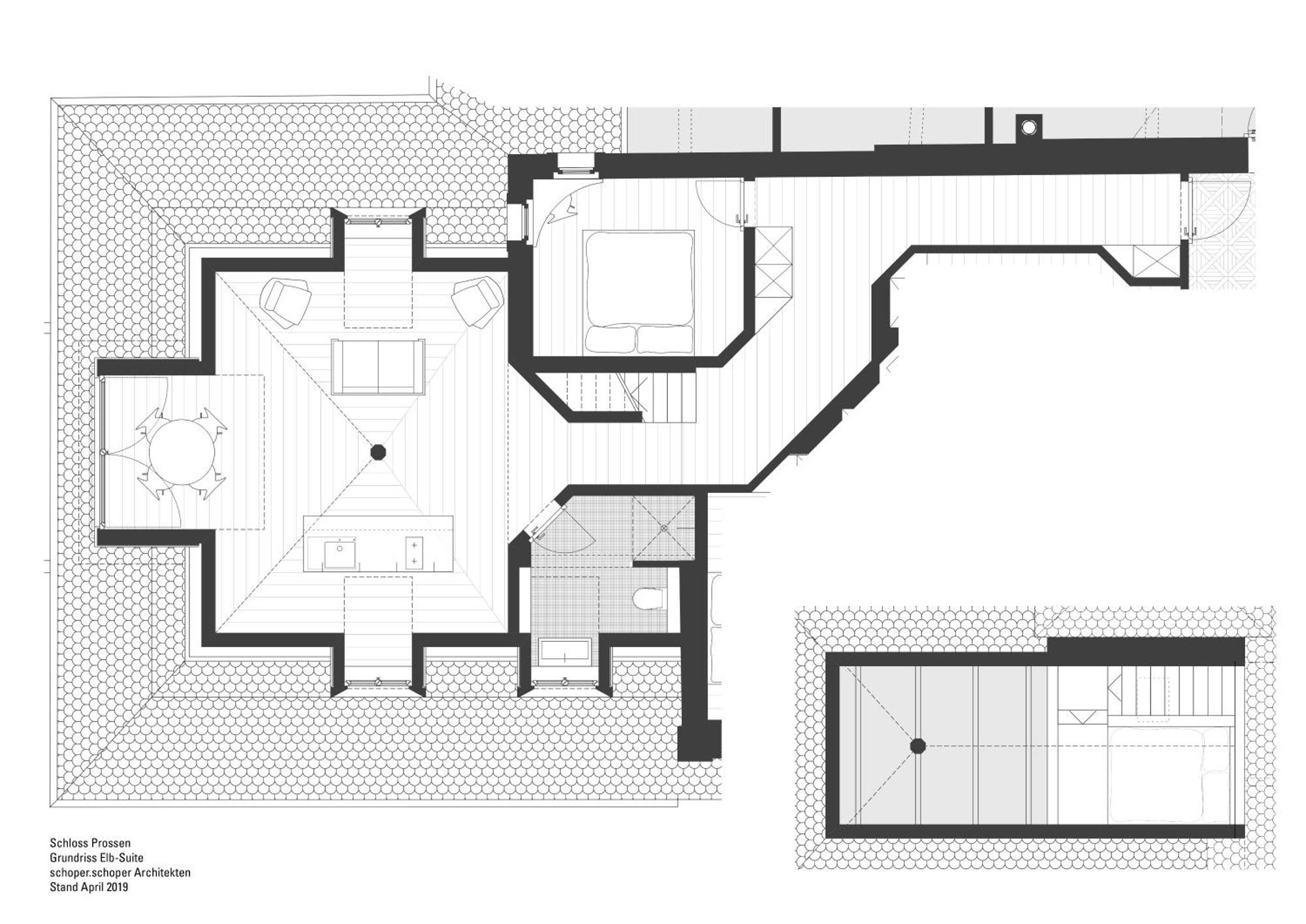 Schloss Prossen 바트샨다우 객실 사진